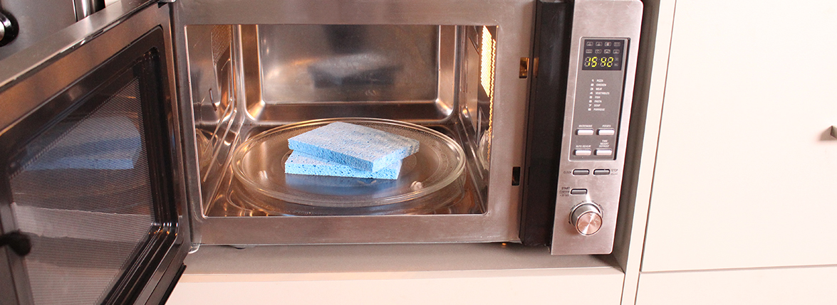 Microwave your clearance sponge