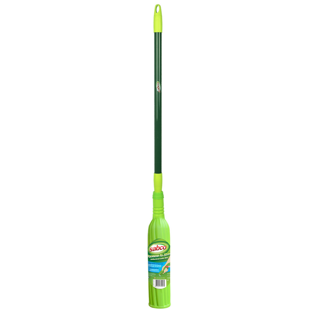 Buy Squeeze-To-Wring Antibacterial Cotton Mop - Sabco