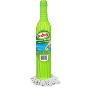 SAB37027 Sabco Squeeze to Wring Antibacterial Cotton Mop
