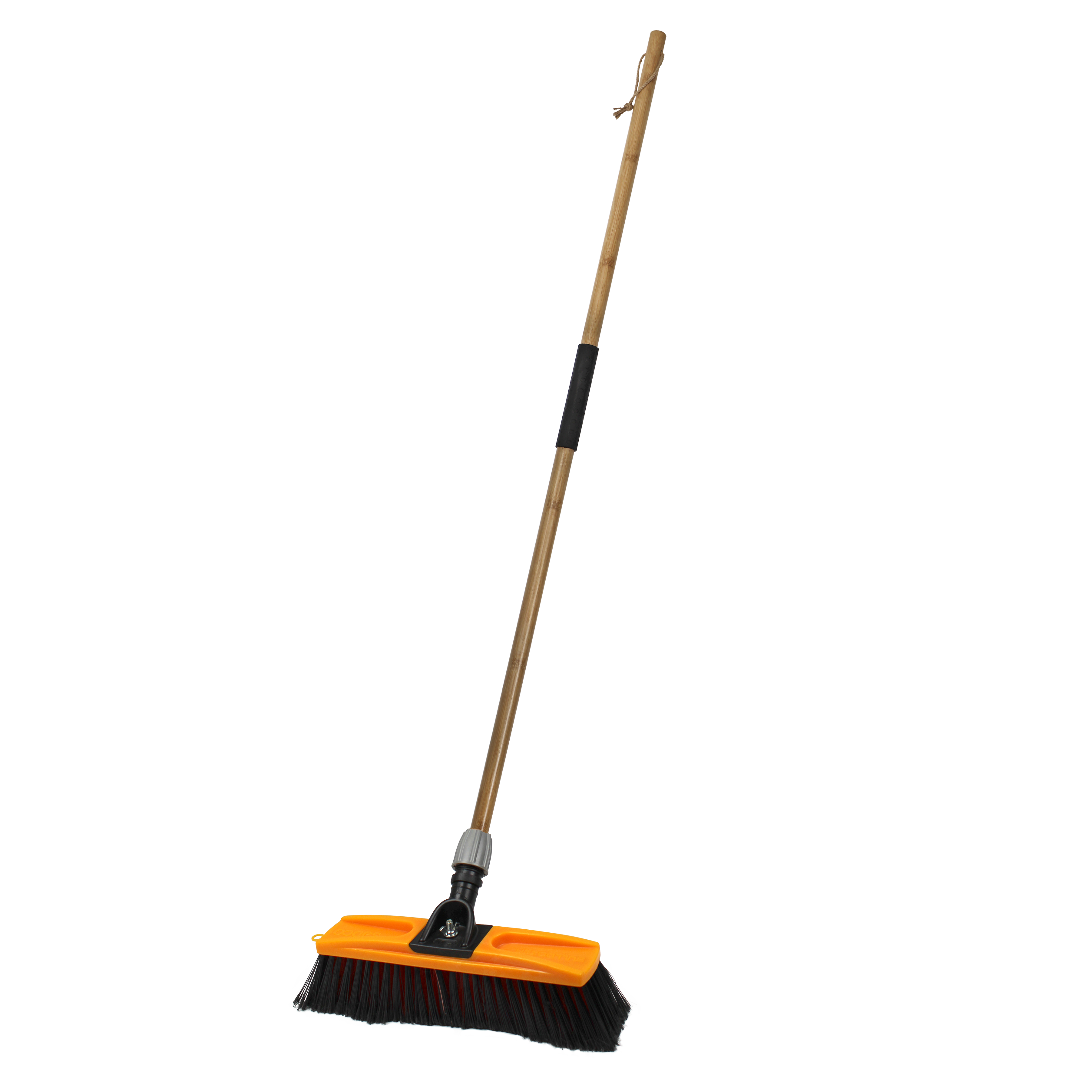 Yard Brush Heavy Duty Outdoor Concrete Broom Telescopic Long Handle with  Stiff Bristles for Cleaning Scrubbing Deck Driveway Yard Patio Wood Stone