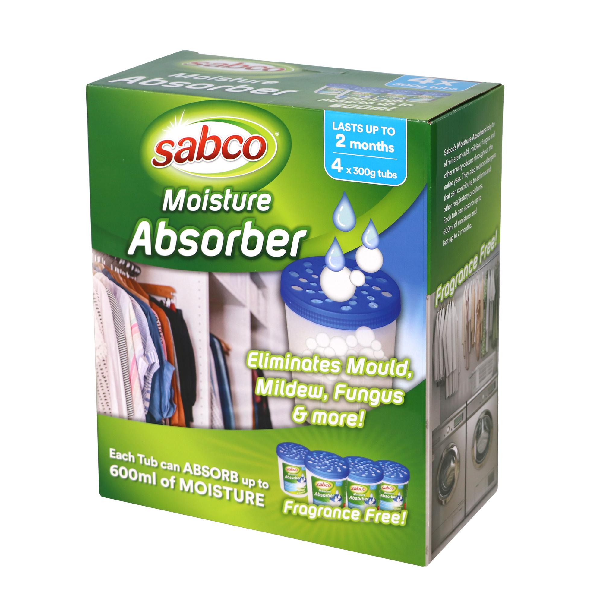 Buy Sabco 4 Pack 300g Moisture Absorber - Sabco
