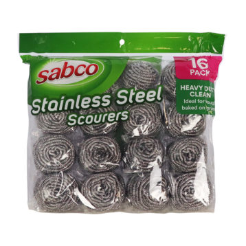 Stainless Steel Scourers 16pk