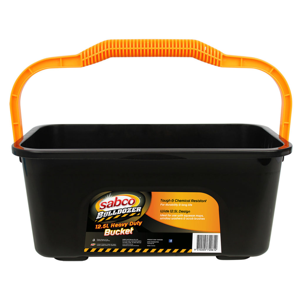 Buy Bulldozer 12.5L Tough & Wide Window Cleaning Bucket Sabco