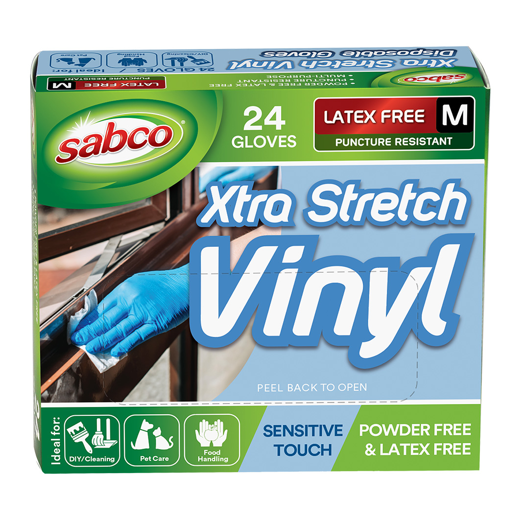 https://sabco.com.au/wp-content/uploads/SAB80065_Sabco_XtraStretch_VinylDisposableGloves_24PK_M_Pack_Front.jpg