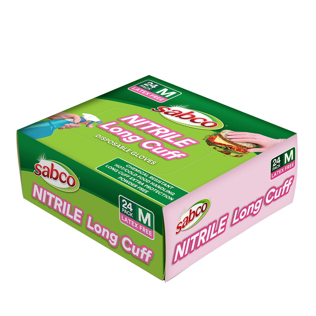 Nitrile Long Cuff Gloves 24PK - Image 4
