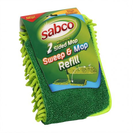 Mircrofibre 2 Sided Mop Sweep & Mop Refill-2769