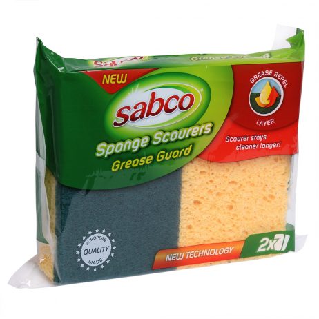 Sponge Scourers Grease Guard 2PK-0